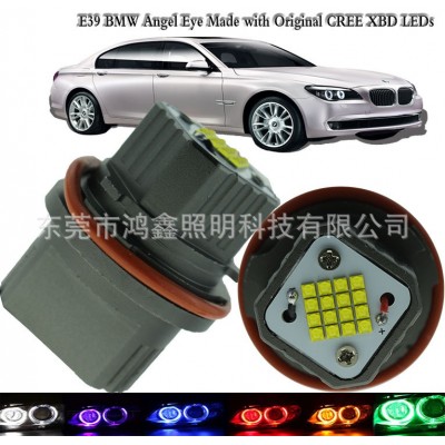 汽车LED车灯 LED天使眼大灯 E39-80W XBD光源 适用于bmw5系日行灯