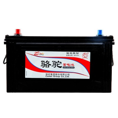 骆驼启动电池6-QW-60免维护电池12V60AH柴油机发电 叉车汽车电