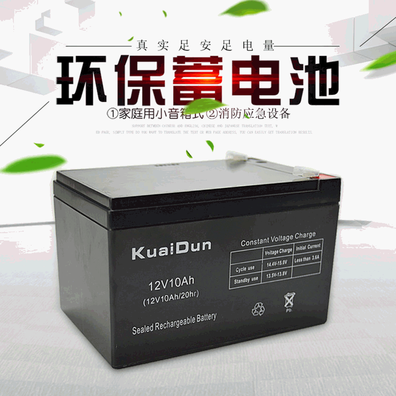 12V10AH报警主机医疗设备免维护蓄电池12A20A消防UPS楼宇铅酸电瓶