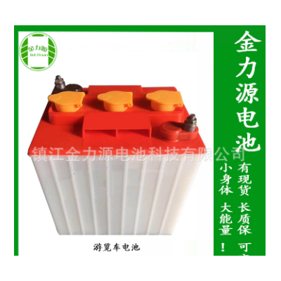 游览车铅酸蓄电池3-DG-210 6V210Ah观光车电瓶3D210金力源电池