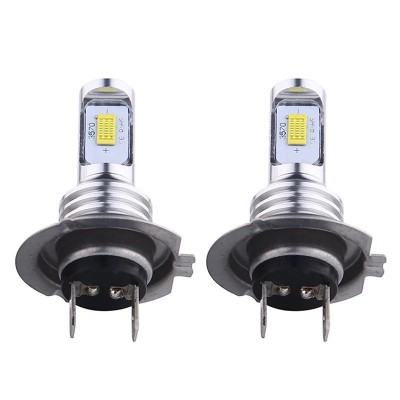 跨境货源 汽车led大功率雾灯 H7 H11 3570 2LED前照灯 解雾灯灯泡