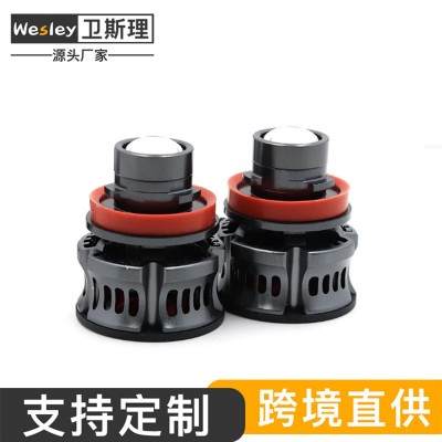 LED激光大灯H11 9005带透镜激光雾灯H4 H7远近一体改装激光前大灯